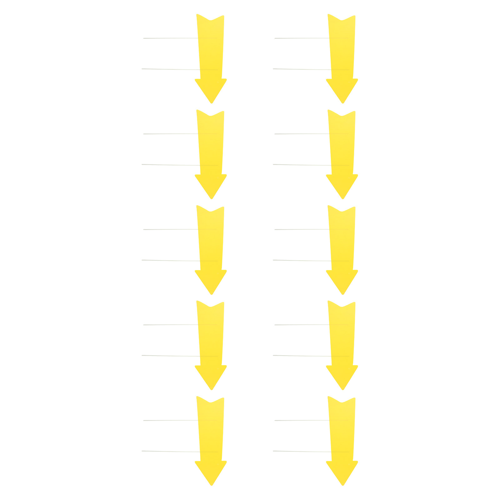 10Pcs Blank Arrow Yard Signs D - Yard Sign Blank ulasan dan harga