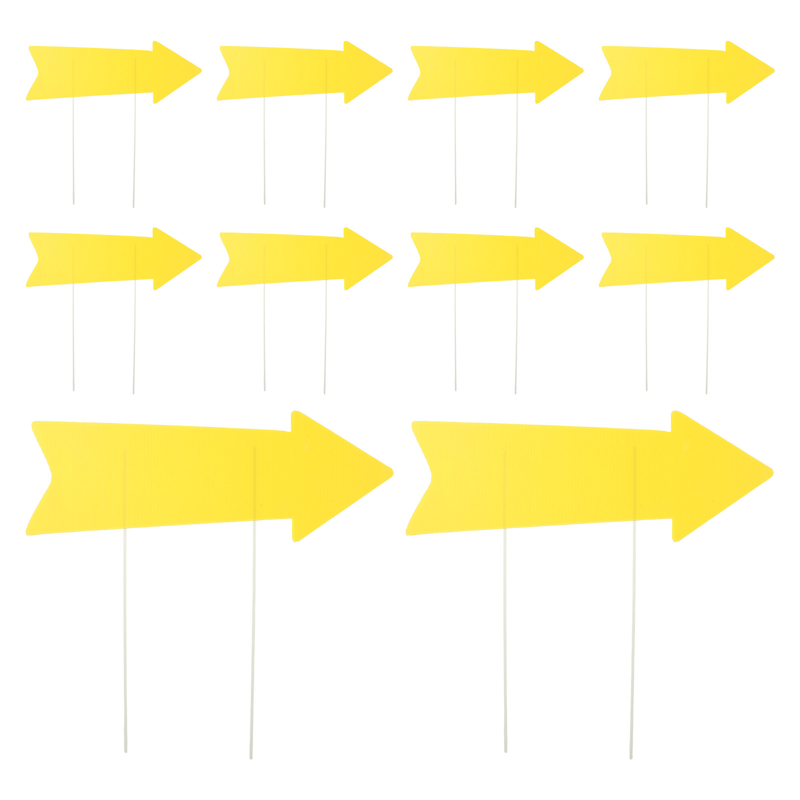 10Pcs Blank Arrow Yard Signs D - Yard Sign Blank ulasan dan harga
